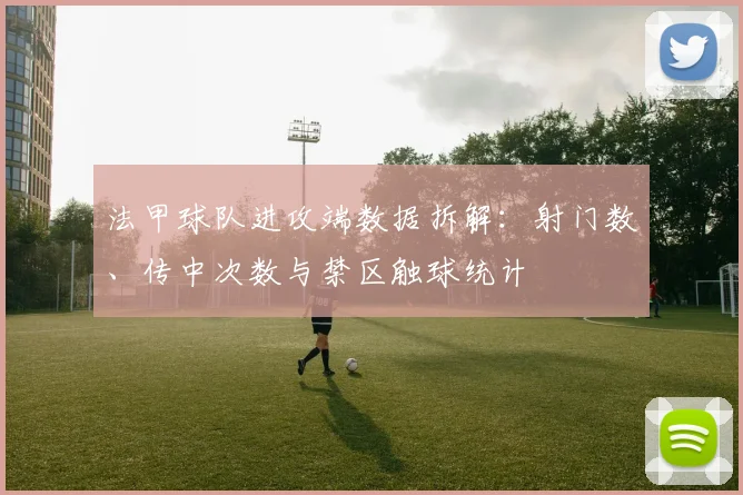 法甲球队进攻端数据拆解:射门数、传中次数与禁区触球统计